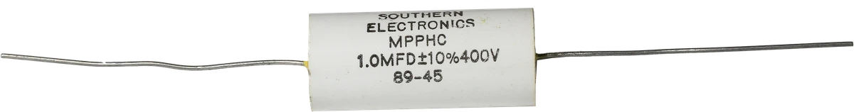 1 µF 400v 10% Non−Polarized Plastic Capacitor