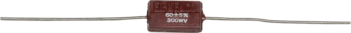 60 pF 300v Molded Mica Capacitor