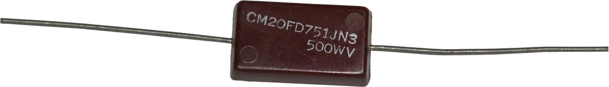 750 pF 500v Molded Mica Capacitor