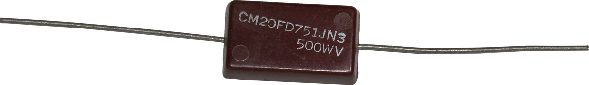 750 pF 500v Molded Mica Capacitor