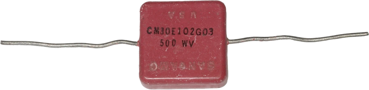 1,000 pF 500v Molded Mica Capacitor