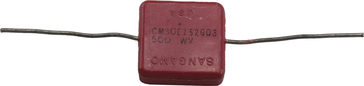 1,500 pF 500v Molded Mica Capacitor