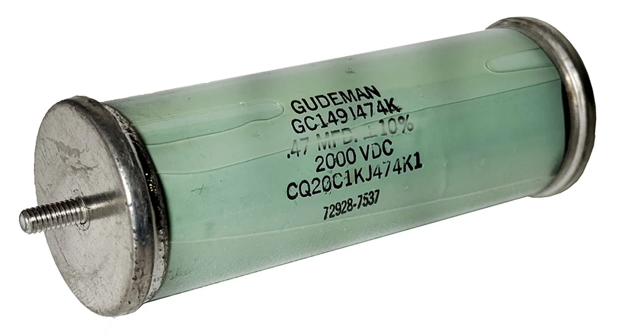 .47 mF 2000 VDC Tubular Capacitor