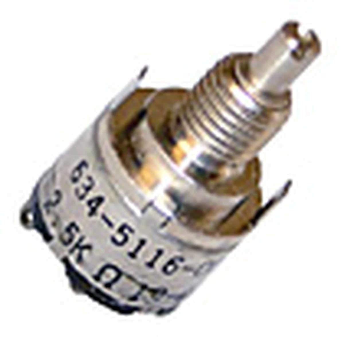 5K Ohm Potentiometer – WDD22P1 / FCP22E – Bushing Mount, 1 Turn – New