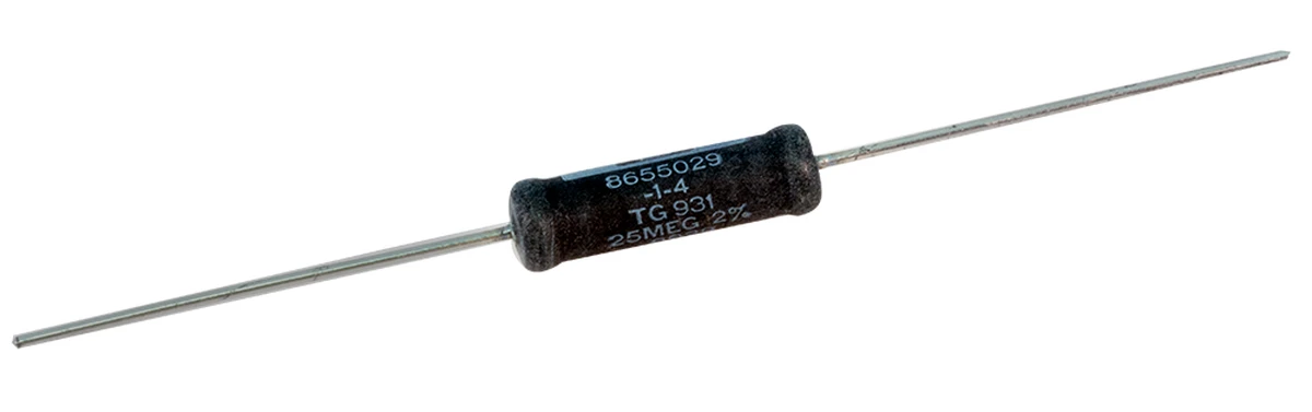 25M ohm 2% 1w Non−Inductive Resistor