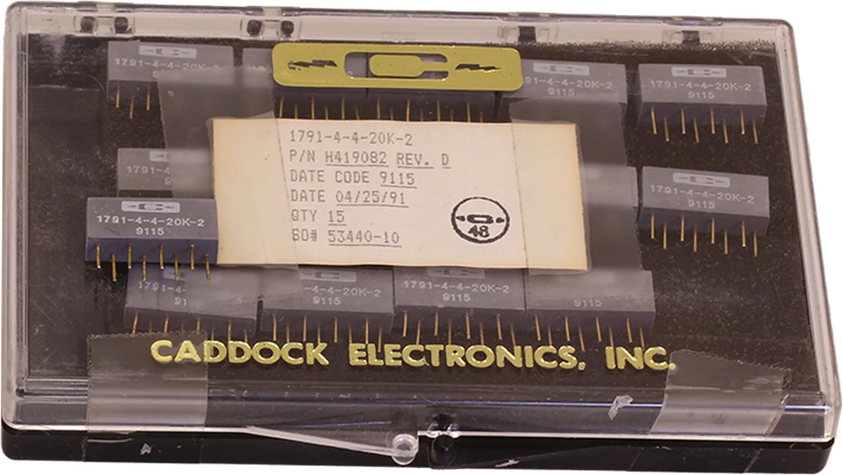 caddock 20k resistor network (rdf) 1791-4-4-20k-2