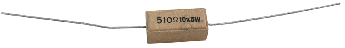 510 ohm 10% 5w Wire Wound Resistor