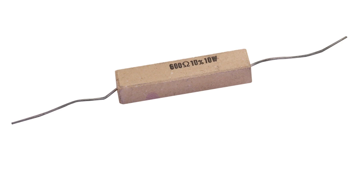 600 ohm 10% 10w Wire Wound Resistor