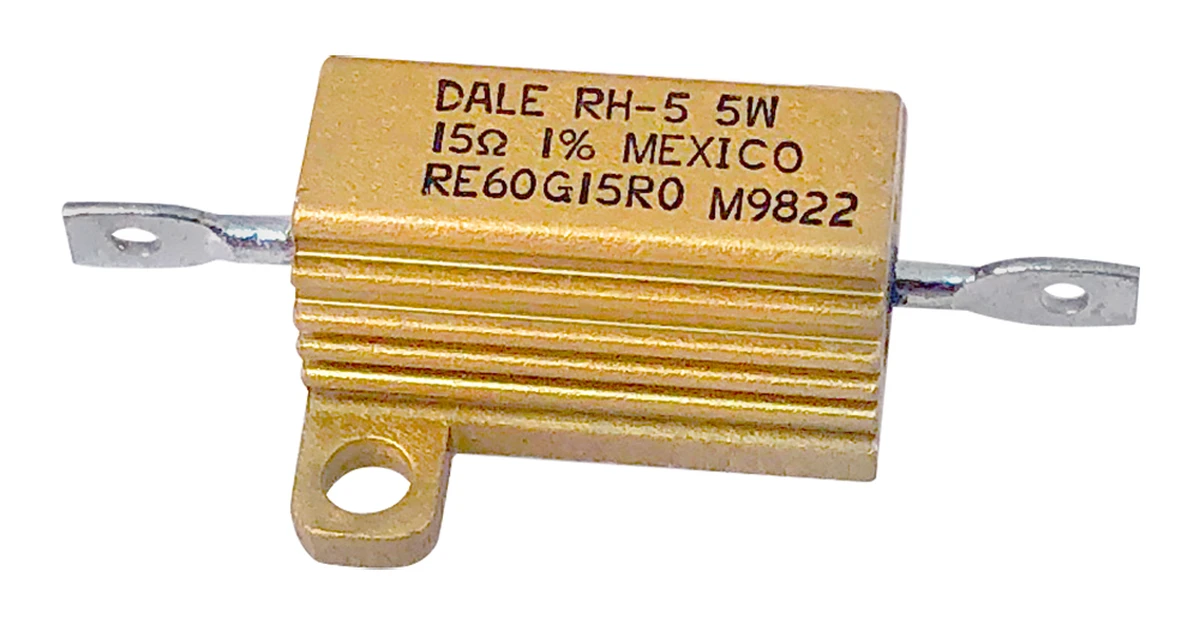 dale aluminum body resistor