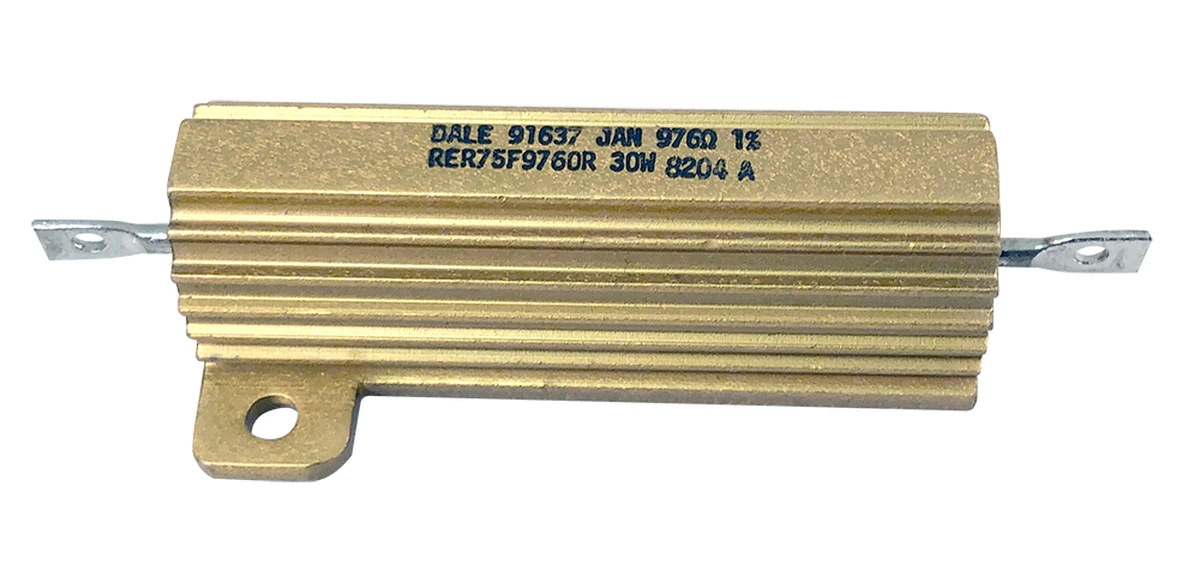 dale aluminum body resistor