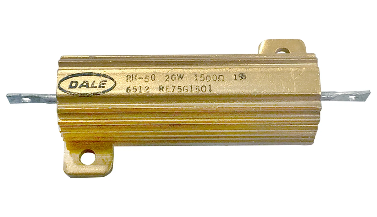 dale aluminum body resistor