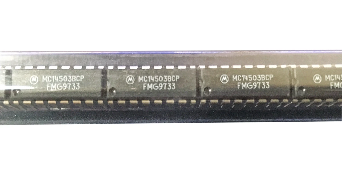 Motorola Bus Driver 16 Pin DIP, 1 function, 6−bit, true output, CMOS, New in Mfg. Tube, 25 per tube&p