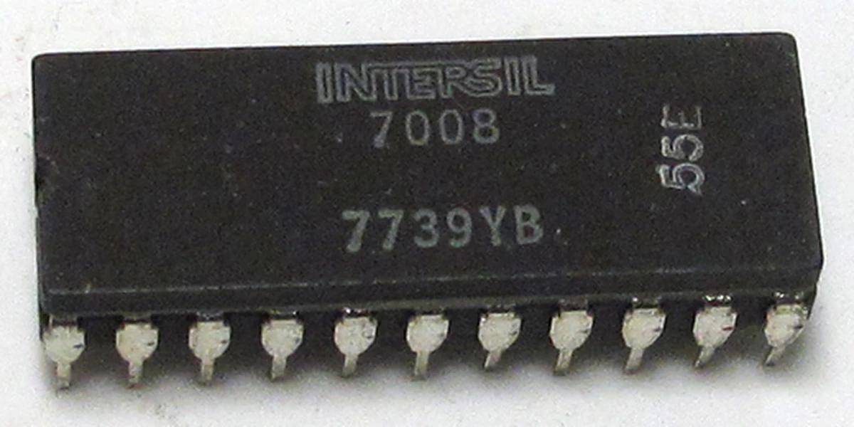 intersil memory 22 pin dip