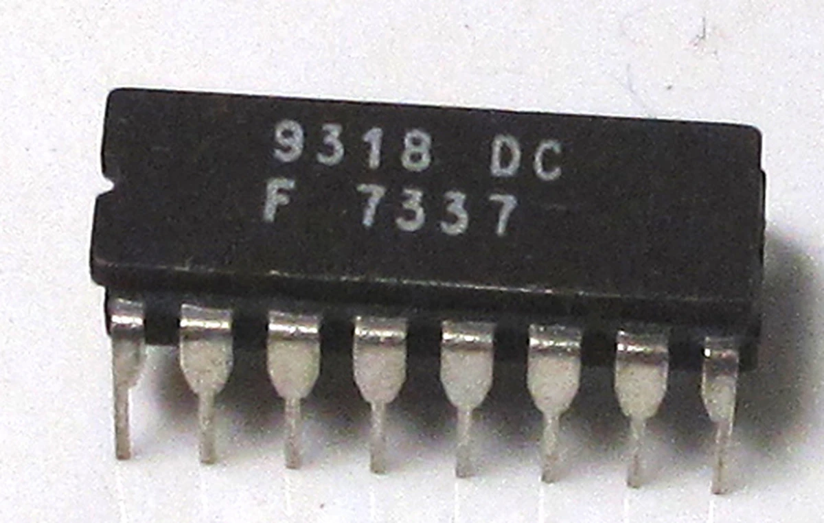 Fairchild CDIP, 16 Pin, 9 input, 7 mA, 5v, Transitor − Transistor Logic, 1 encoder, priority, 8