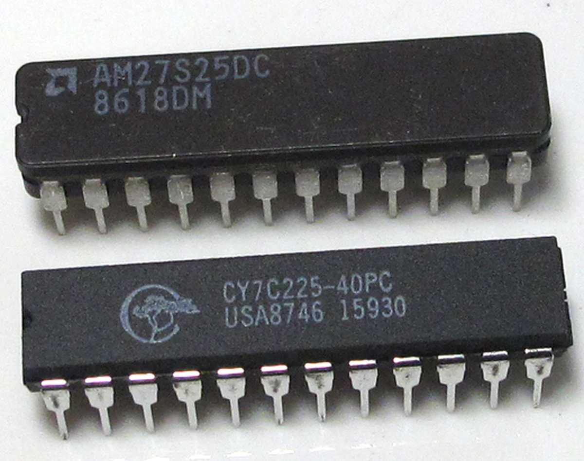 AMD, Cypress, 512 x 8 EPROM, 24 pin, DIP. AM27S25DC