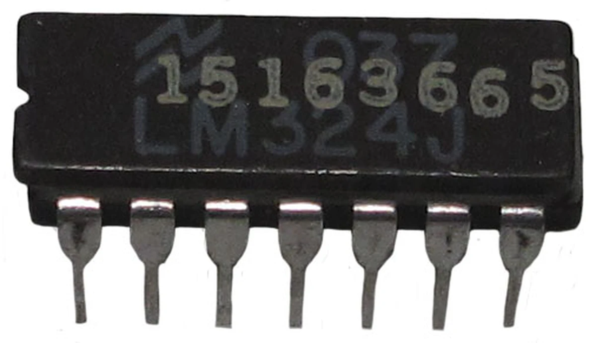 national, op-amp, 14 pin dip