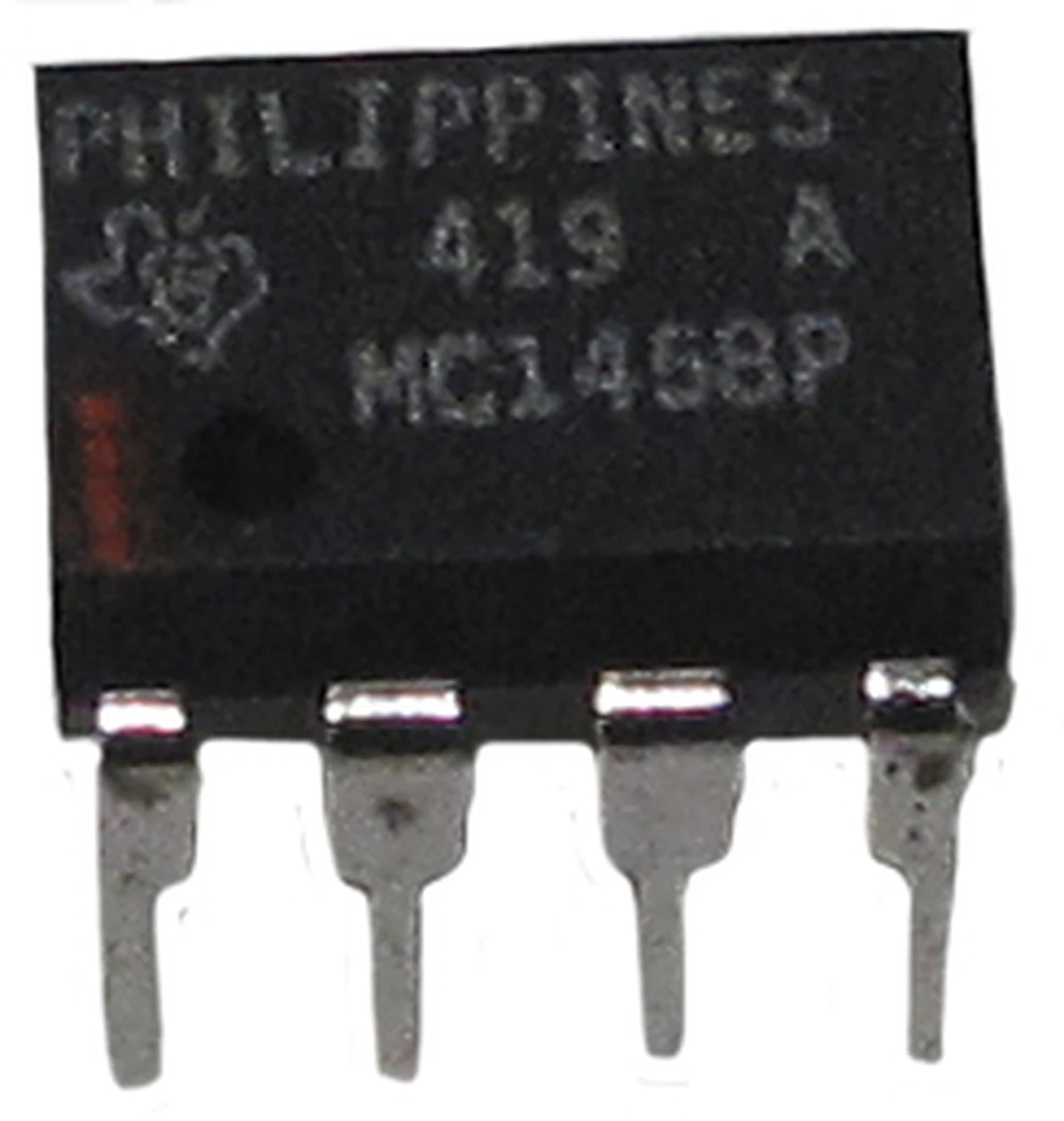 TI, Dual 741C, 8 pin, DIP, DC: 419 −