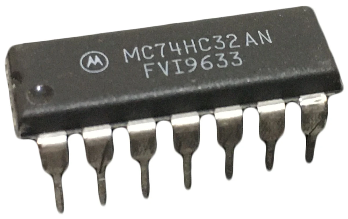 motorola 14 pin, dual in-line plastic case