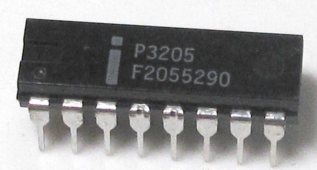 Intel high speed 1 out of 8 binary decoder. 16 pin DIP,