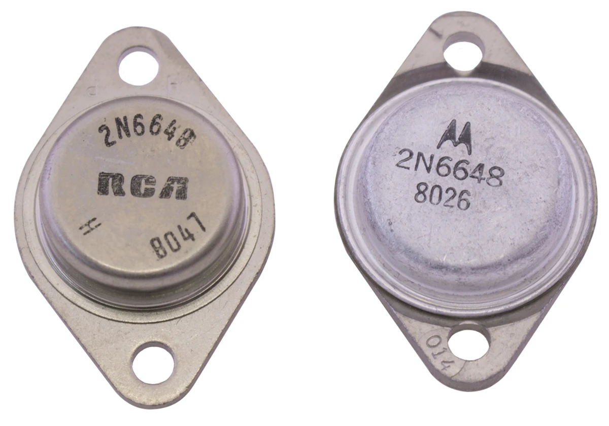 Darlington PNP Transistor, RCA and Motorola, 40v, 100w, 15a, TO−3, Complementary pair to 2N6383,