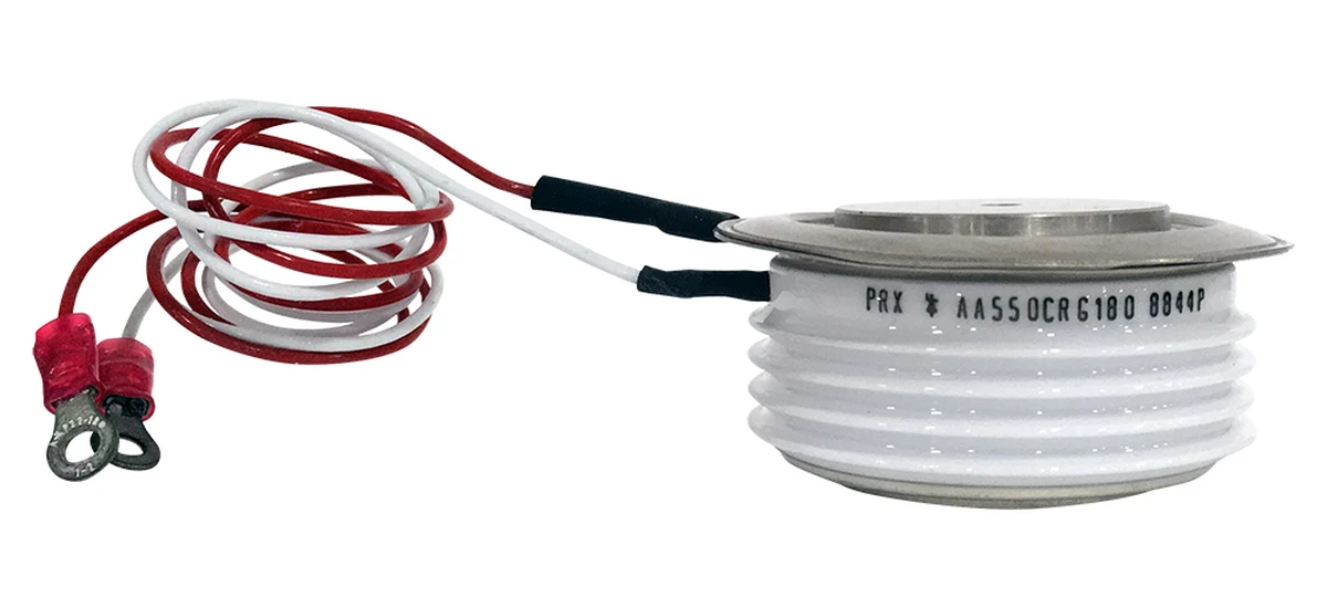 Silicon thyristor. 1200v max repetitive peak reverse, 1200v off−state max., 1300v max non−repetitive