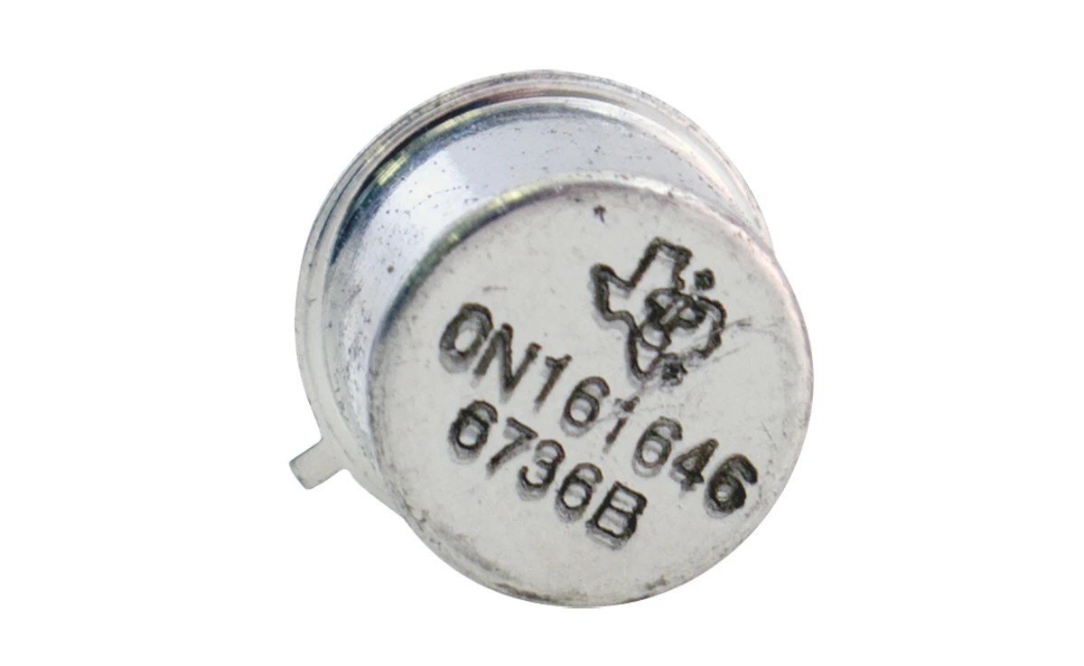 Texas Instruments Transistor, TO−5. 1−1/2