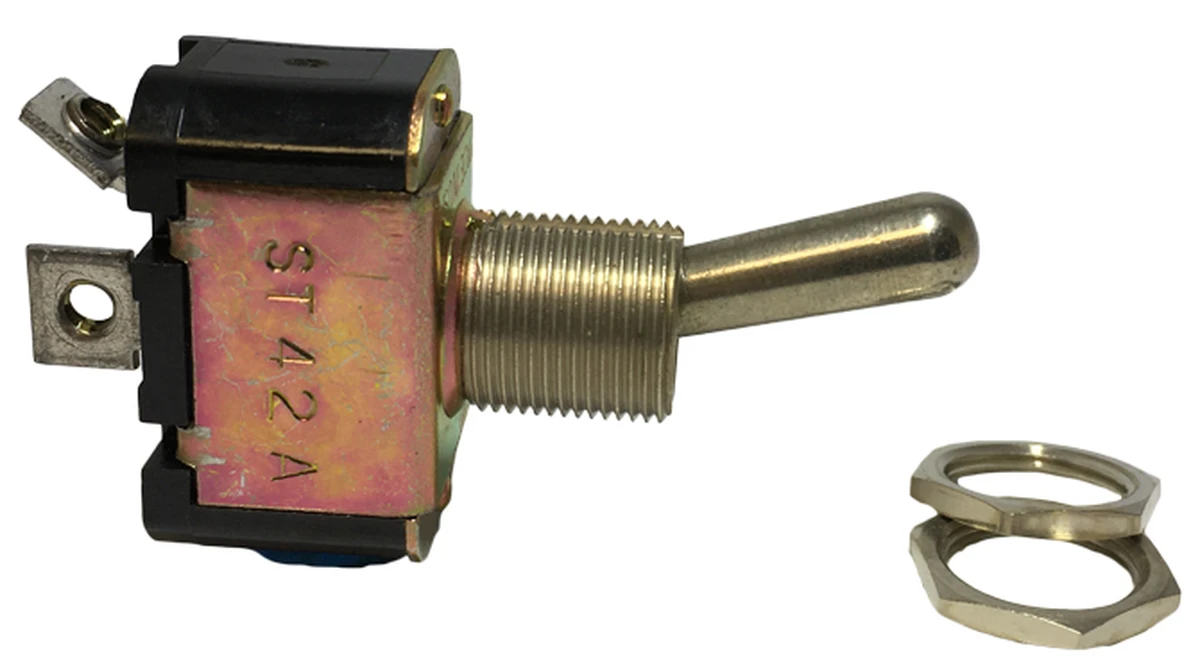 thumbnail image 2 of Cutler Hammer AN3022-6B Toggle Switch – ON/OFF/MOM.ON, NOS WWII Aircraft Warbird 2 of 4