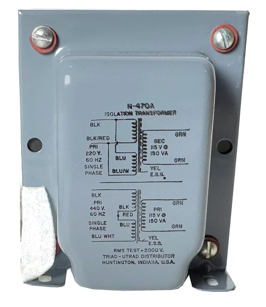 Triad R19a Transformer 115v @ 150vA Triad Isolation Transformer | Surplus Sales of Nebraska