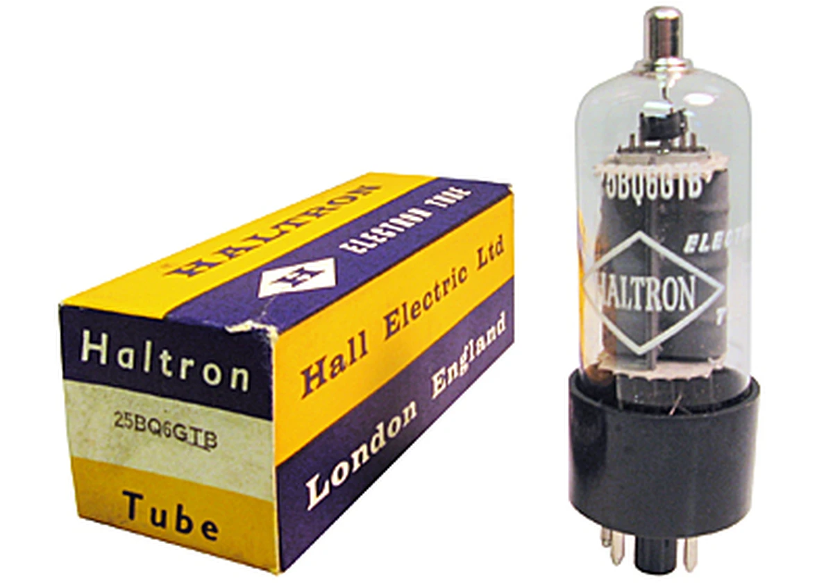 25BQ6GTB, Haltron, plate cap Vacuum Tube