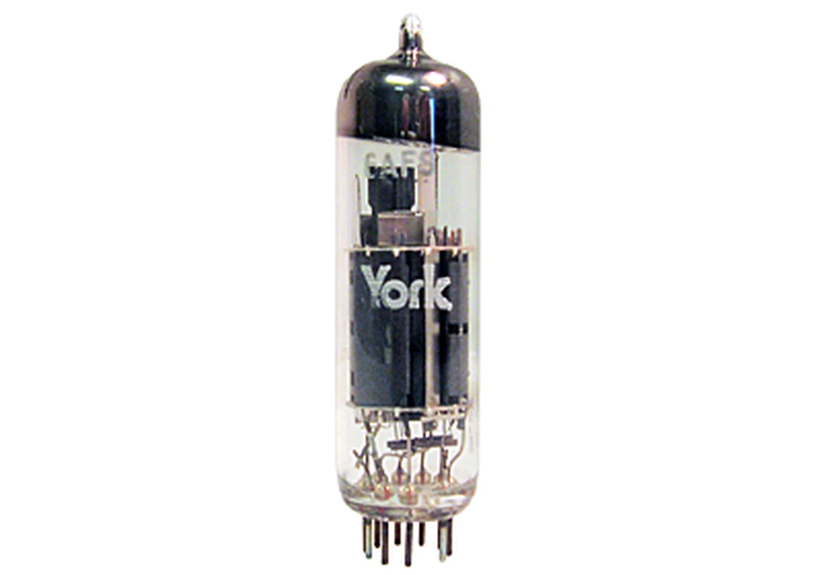 6AF9, York, England, 9p mini tall Vacuum Tube