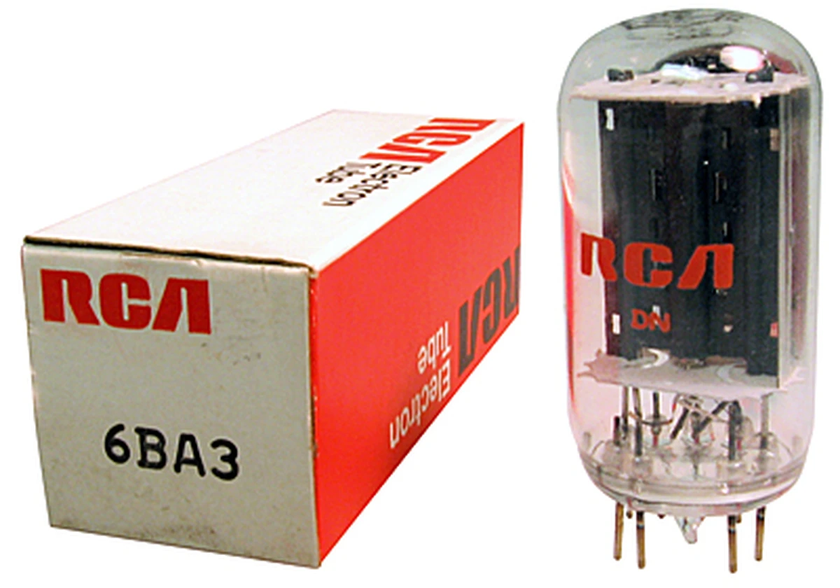 6BA3, RCA, 9p standard Vacuum Tube