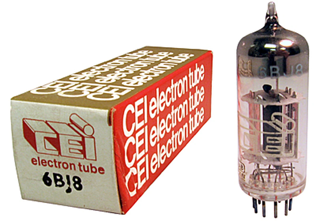 6BJ8, CEI, Japan Vacuum Tube