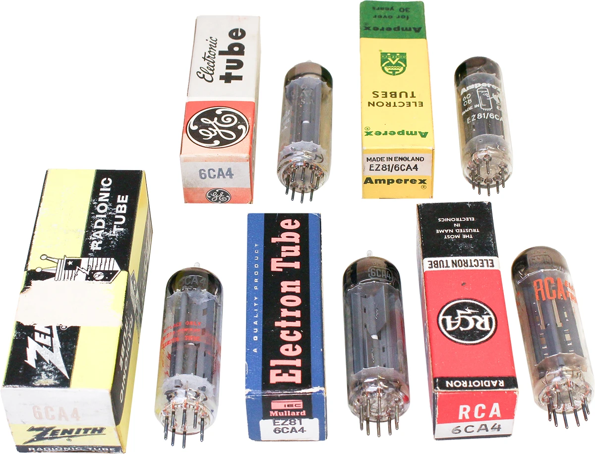 6CA4, Various Brands. Vacuum Tube