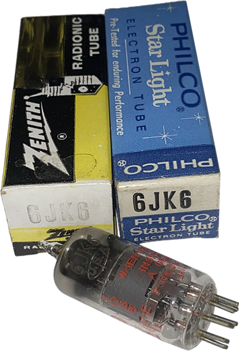 6JK6, Various brands Vacuum Tube