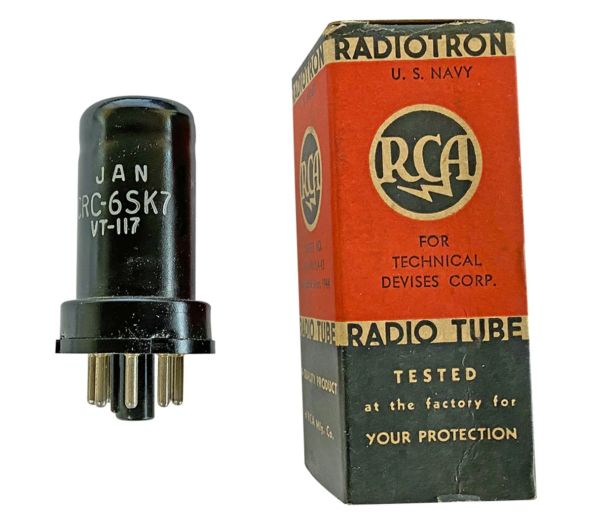 RCA Premium Tubes. NOTE: Now includes individual Roe Tester printout with curves with each tube. Gua