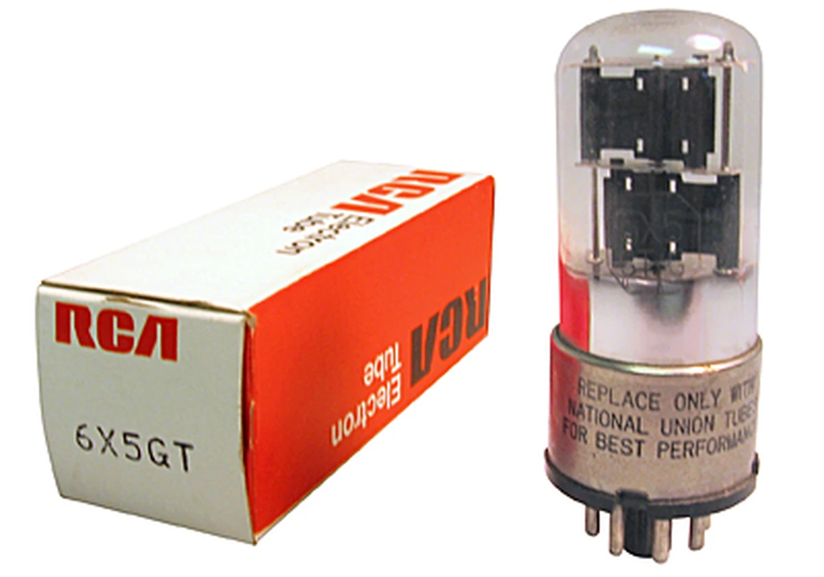 6X5GT/G, Sylvania VT−1268 JAN, octal Vacuum Tube