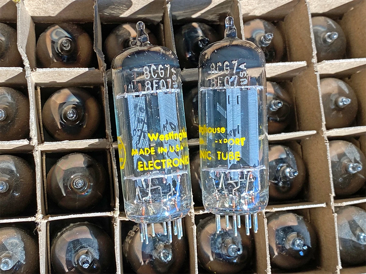 8FQ7 / 8CG7, Westinghouse, Premium quality, New bulk stock Vacuum Tube