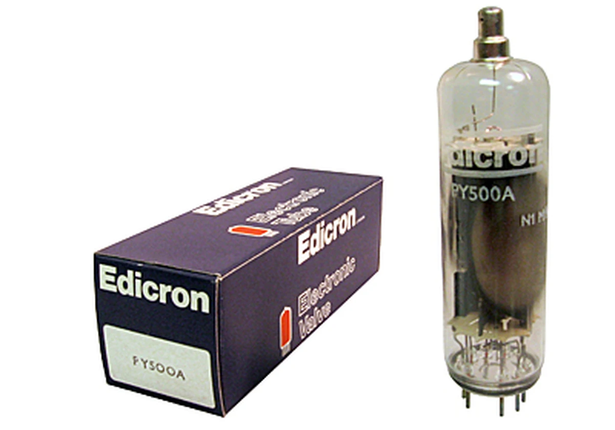 PY500A/42ECY, Edicron (Eur.), Lg 9p w / plate cap, flyback diode Vacuum Tube